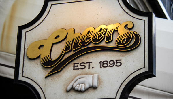 Cheers Bar Sign Boston