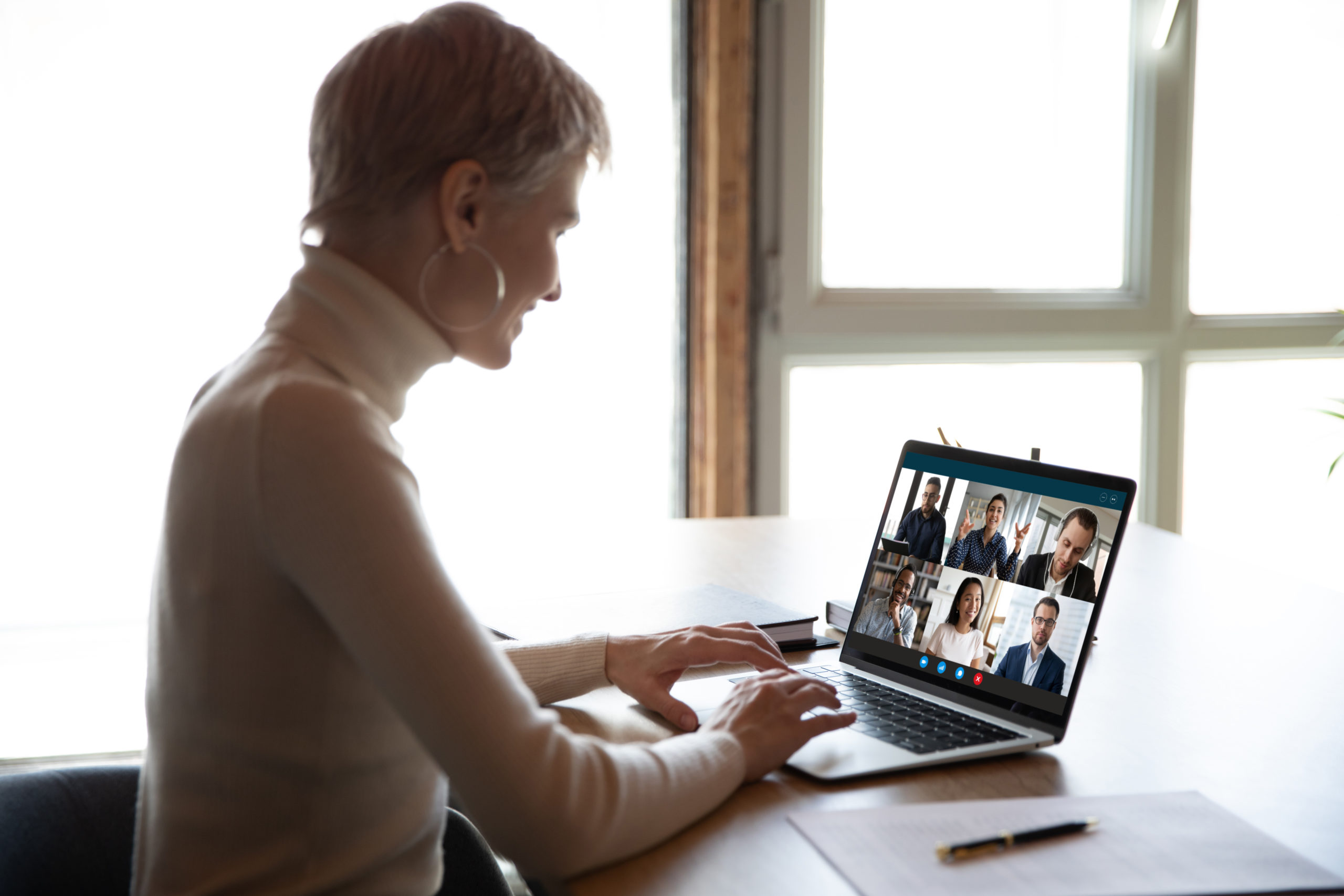 remote workforce online meeting