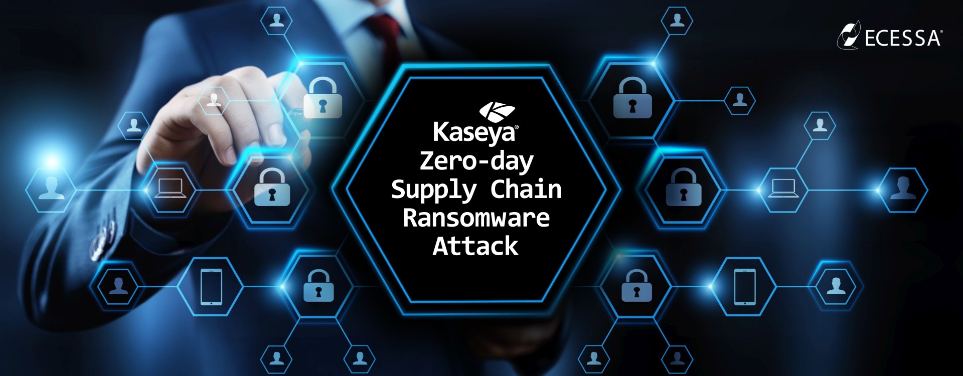 Kaseya ransomware attack banner